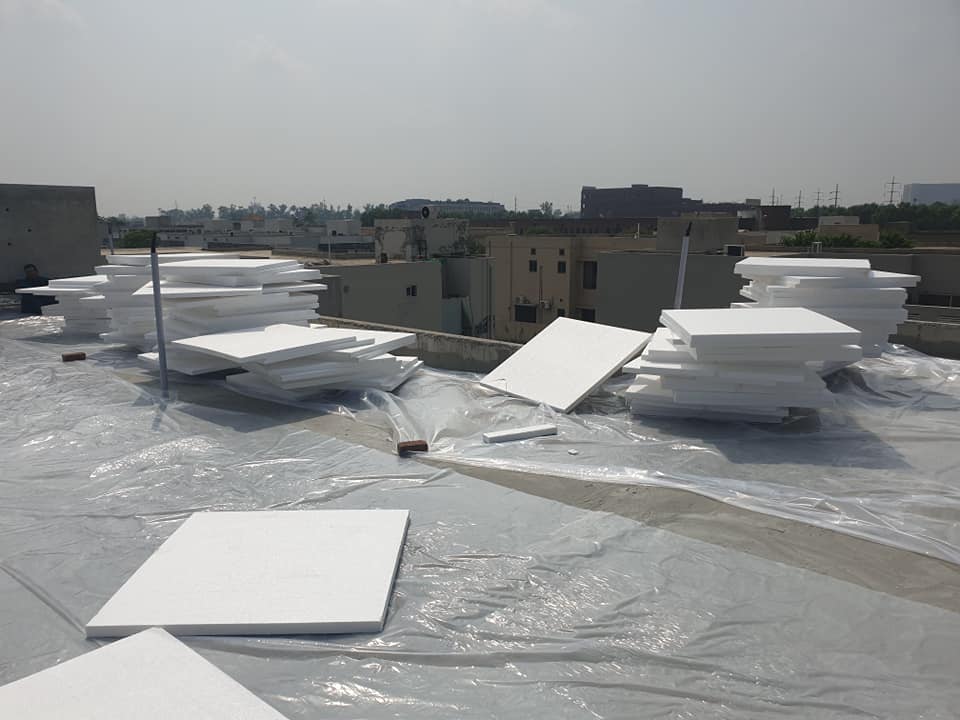 Thermocol Sheet Installation in Pakistan
