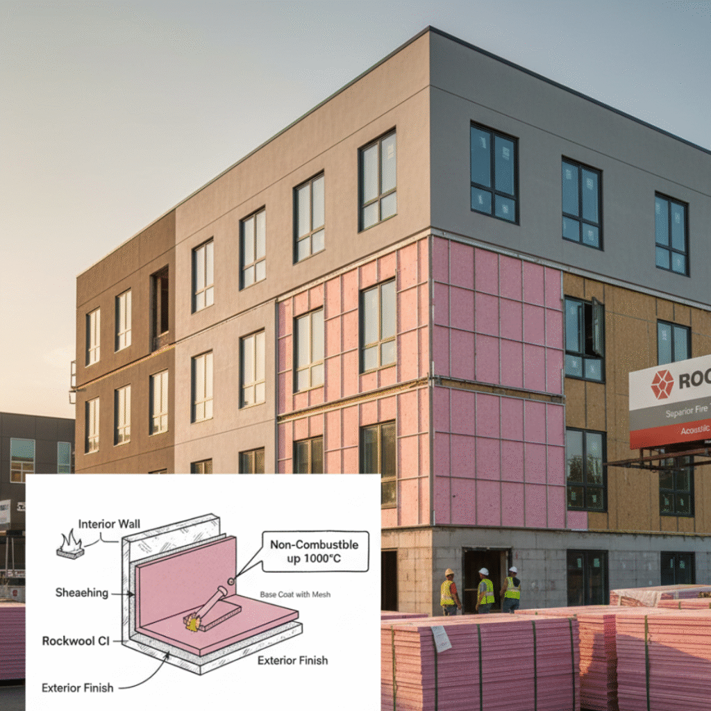 rockwool insulation sheet in eifs