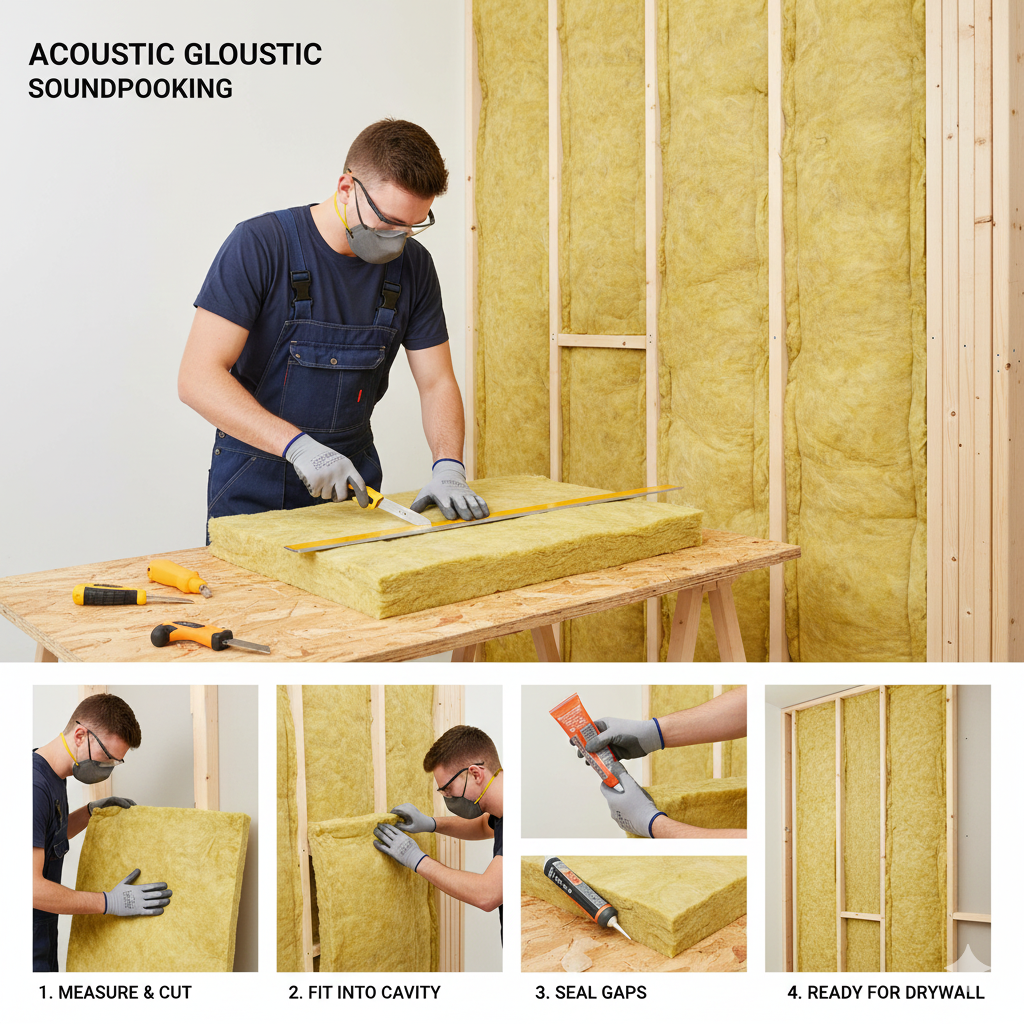Glasswool Sheet For Soundproofing