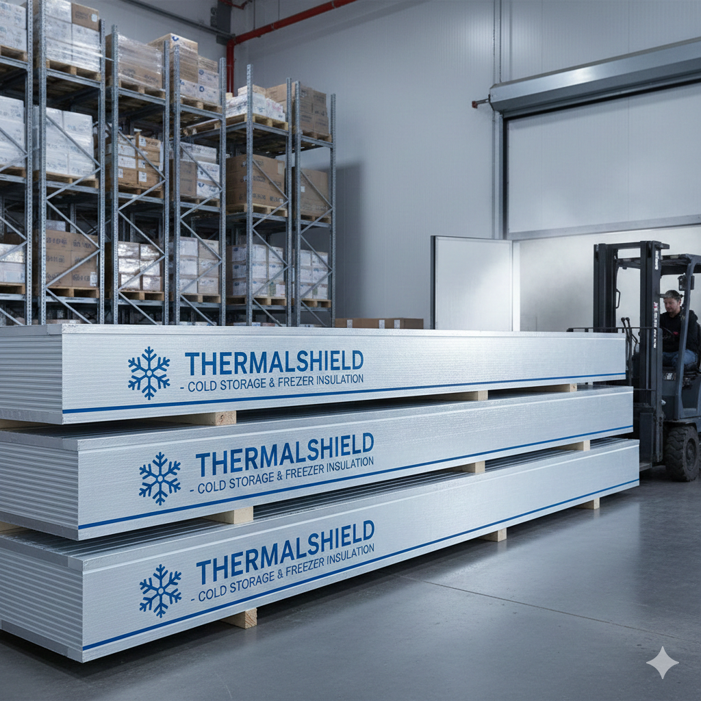 insulation sheet for cold storage and freezers